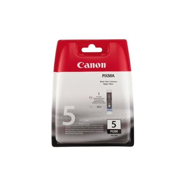 CANON PGI-5BK Tinte schwarz Standardkapazität 1-pack blister mit Alarm