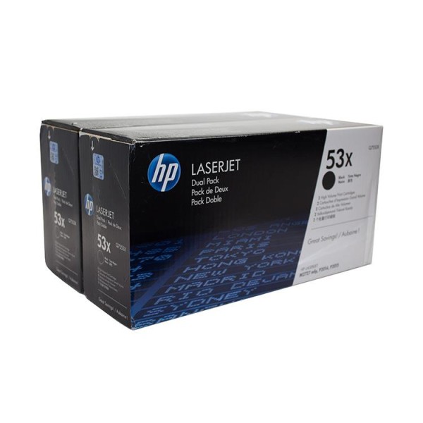 HP 53XD / Q7553XD Toner schwarz kapazität 7.000 Seiten 2er-Pack