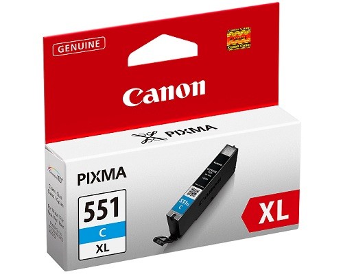 CANON CLI-551XLC Tinte cyan hohe Kapazität 700 Seiten XL