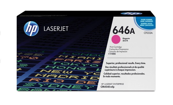 HP 646A Colour LaserJet CF033A magenta Standardkapazität 12.500 Seiten