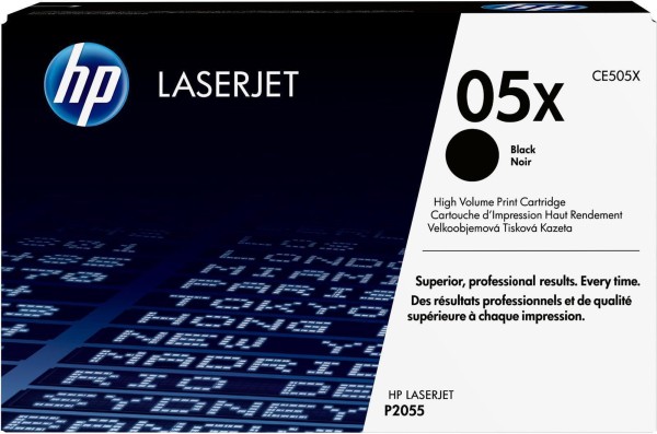 HP 05X LaserJet Original Toner schwarz hohe Kapazität 6.500 Seiten