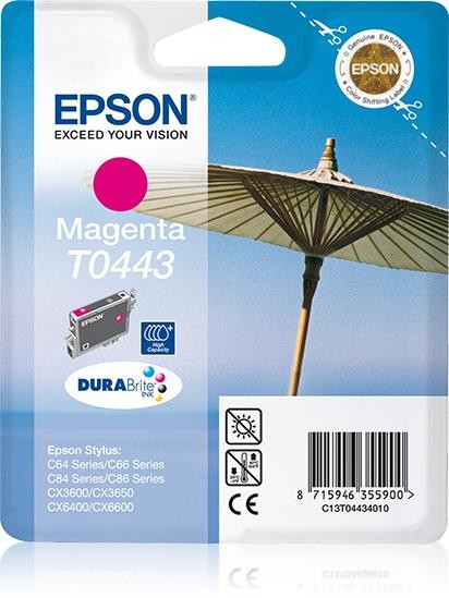 EPSON T0443 Tinte magenta hohe Kapazität 13ml 420 Seiten
