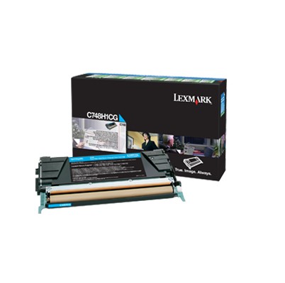 LEXMARK C748 Toner cyan hohe Kapazität 10.000 Seiten