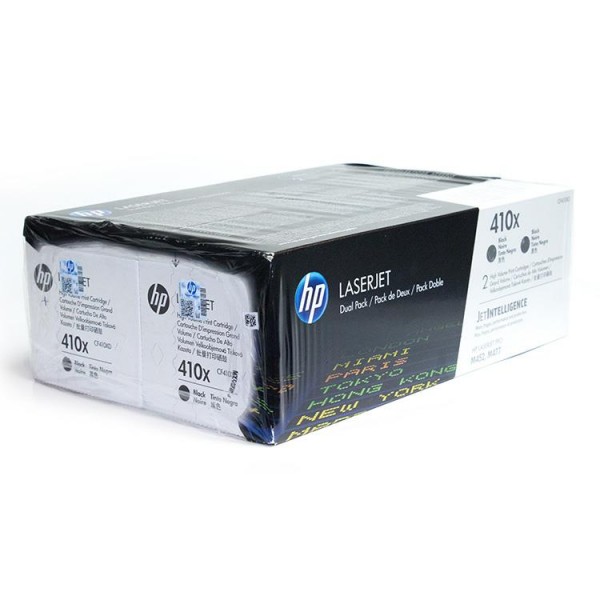 HP 410X / CF410XD Original LaserJet Toner Schwarz 2-pack