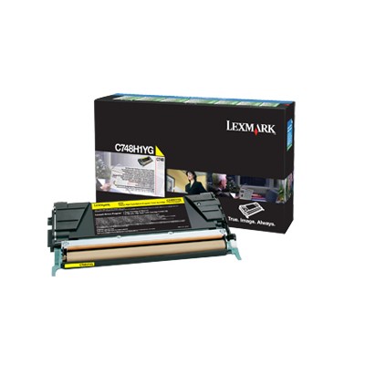 LEXMARK C748 Toner gelb hohe Kapazität 10.000 Seiten