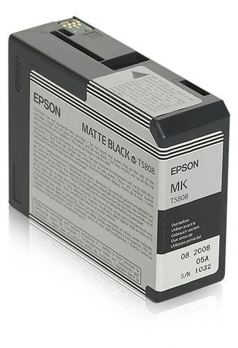 EPSON T5808 Tinte matt schwarz Standardkapazität 80ml