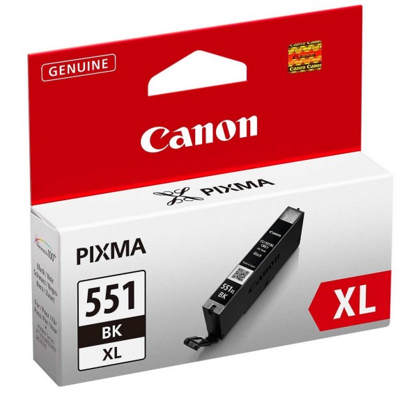 CANON CLI-551XLBK Tinte schwarz hohe Kapazität 11ml 4.425 Seiten XL