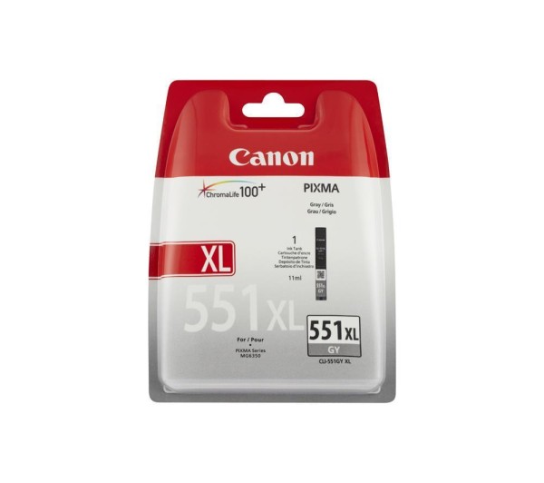 CANON CLI-551XLGY Tinte grau hohe Kapazität 3.350 Seiten