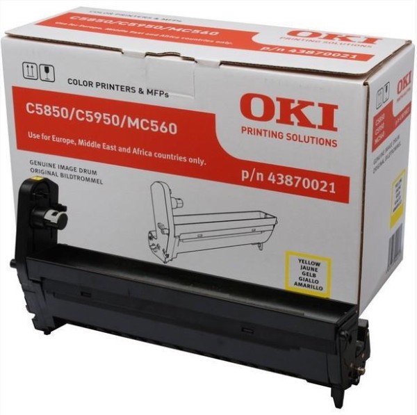 OKI C5850, C5950 Trommel gelb Standardkapazität 20.000 Seiten