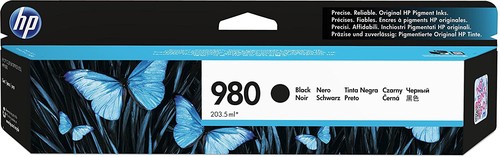 HP 980A Original Tinte schwarz Standardkapazität 203.5ml 10.000 Seiten Office jet Enterprise