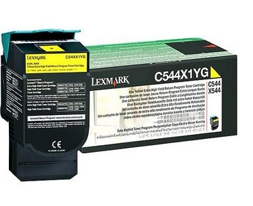 LEXMARK C544, X544 Toner gelb Extra hohe Kapazität 4.000 Seiten