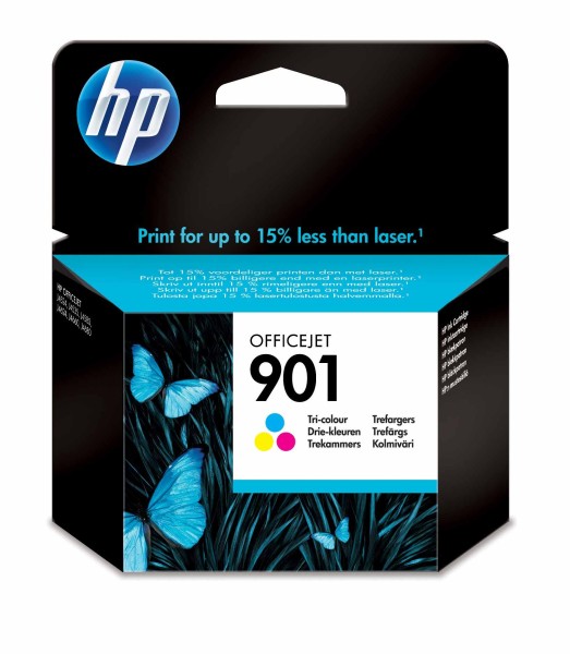 HP 901 Original Tinte dreifarbig - Standardkapazität 9ml 360 Seiten