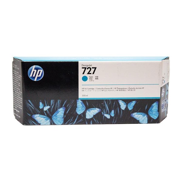 HP 727 300-ml Tintenpatrone cyan
