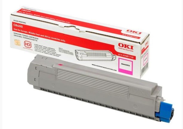OKI C8600, C8800 Toner magenta Standardkapazität 6.000 Seiten