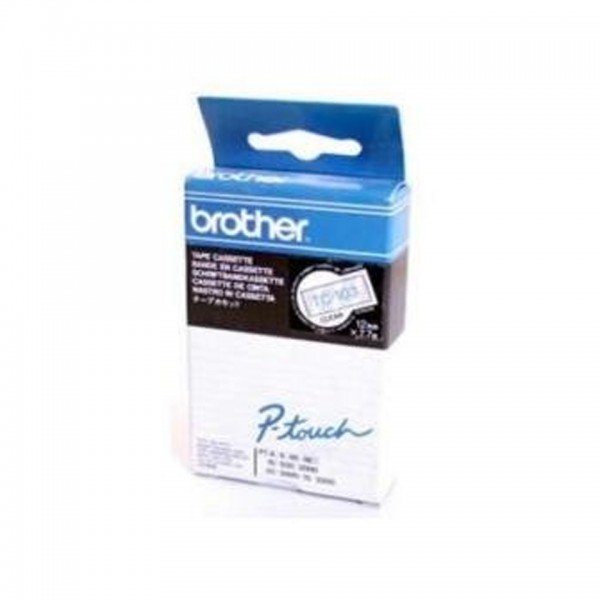BROTHER P-Touch TC-103 blau auf clear 12mm