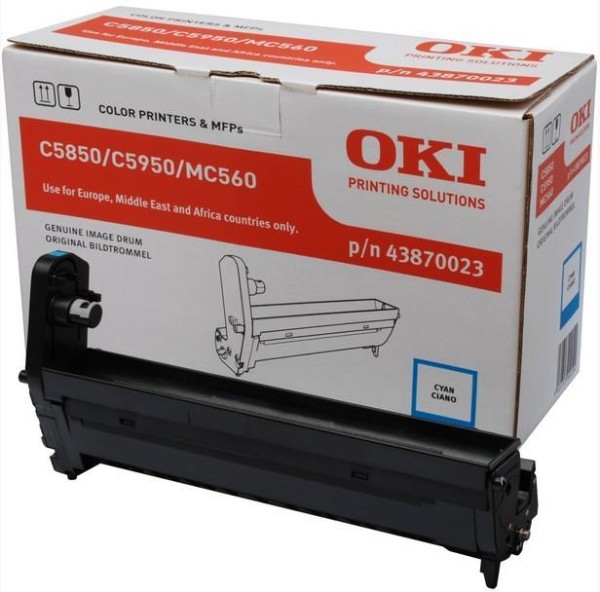 OKI C5850, C5950 Trommel cyan Standardkapazität 20.000 Seiten