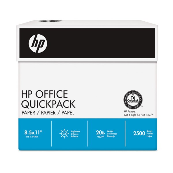 HP Office Druckerpapier weiß 80 g/qm A4 | 2500 Blatt