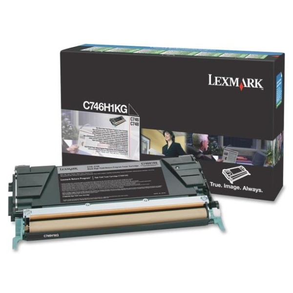 LEXMARK C746, C748 Toner schwarz Standardkapazität 12.000 Seiten