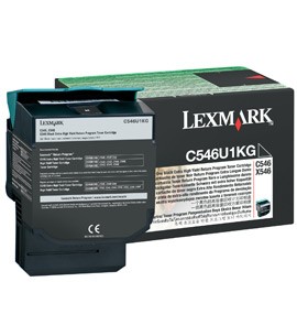LEXMARK C546, X546 Toner schwarz Extra hohe Kapazität 8.000 Seiten