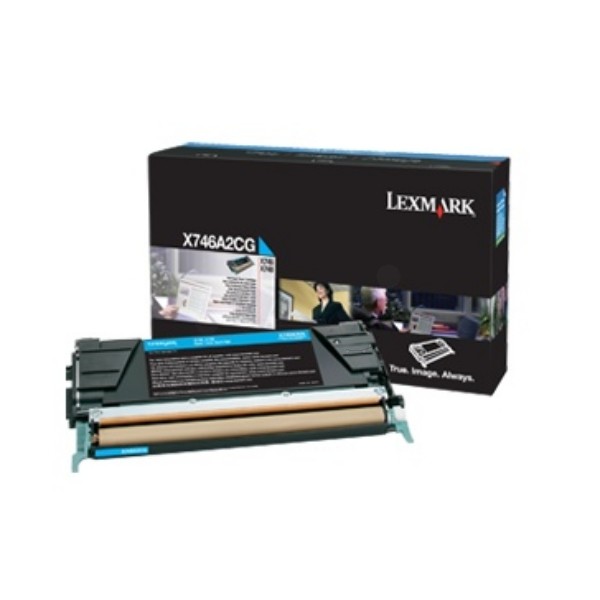 LEXMARK X746, X748 Toner cyan Standardkapazität 7.000 Seiten
