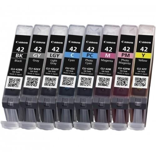 CANON CLI-42 8inks Tinte schwarz und farbig Standardkapazität Multipack full 8 inks