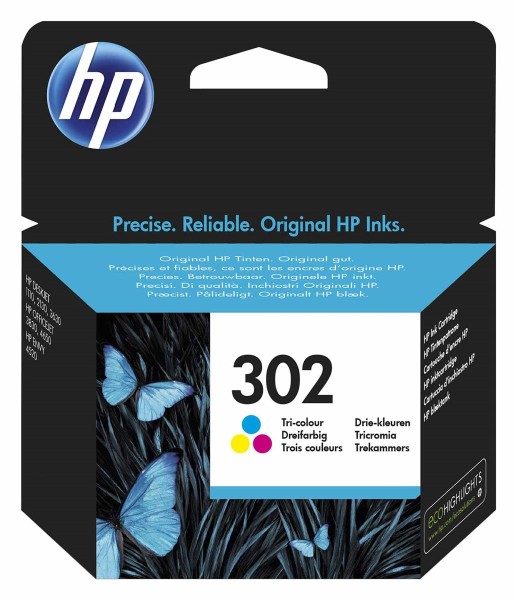 HP 302 Tintenpatrone Tri-color