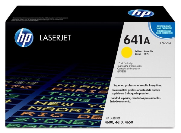 HP 641A Colour LaserJet Original Toner gelb Standardkapazität 8.000 Seiten