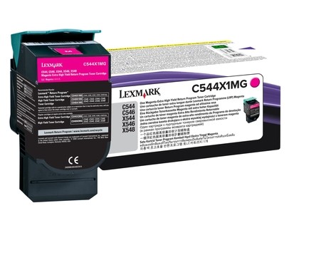 LEXMARK C54x, X54x Toner magenta Extra hohe Kapazität 4.000 Seiten